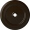 Ekena Millwork Classic Ceiling Medallion (Fits Canopies up to 5 1/2"), 41 1/8"OD x 4"ID x 2 1/8"P, Bronze CM41CLBZS - alternate 1